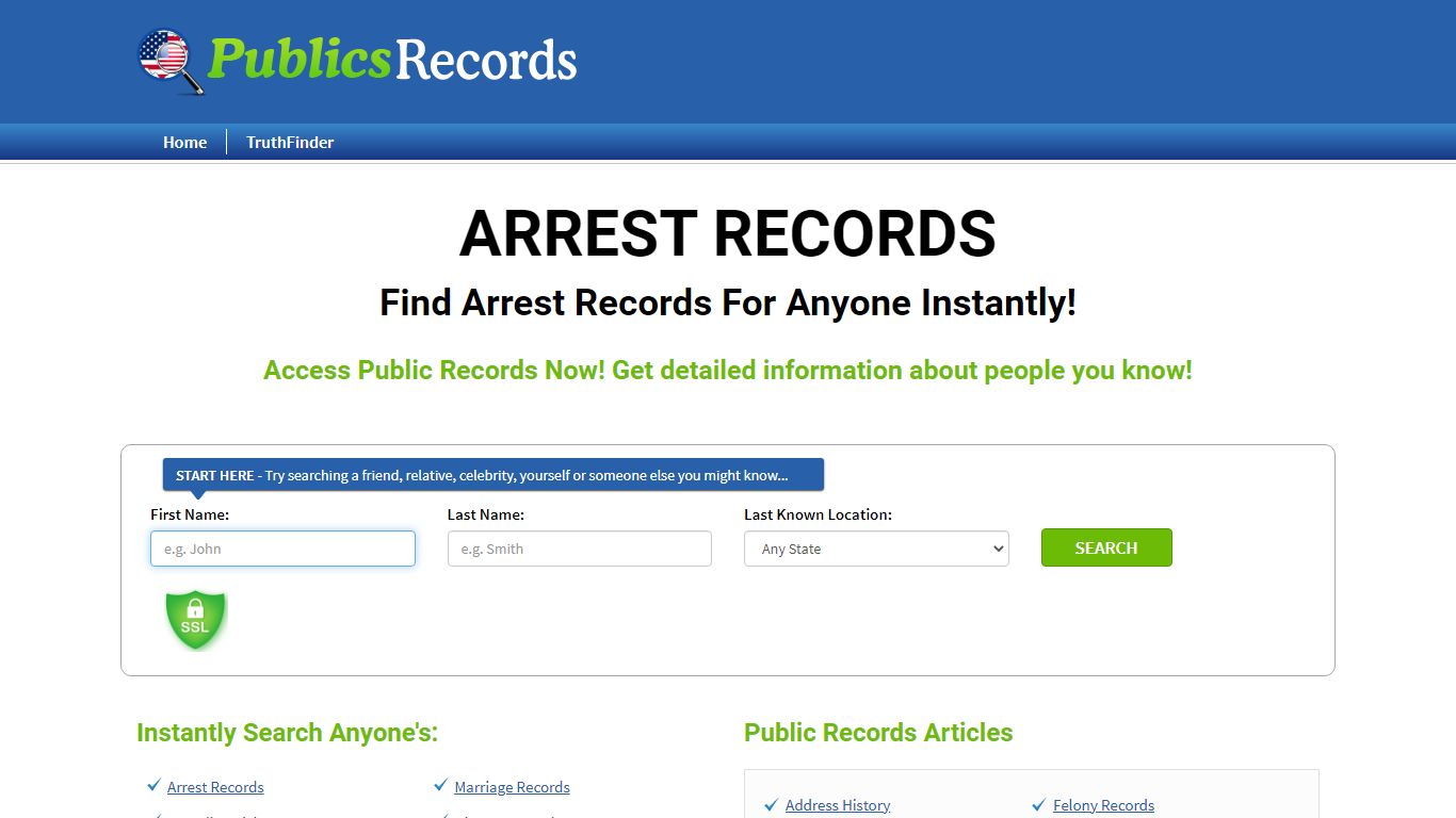 Find Arrest Records For Anyone